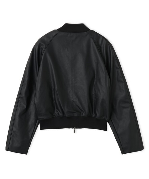 adidas(アディダス)の「adidas PLEATHER SST TRACKTOP / アディダス プレザー SST トラックトップ(ブルゾン・レディース・ブラック・S/M/L)」の8枚目の写真
