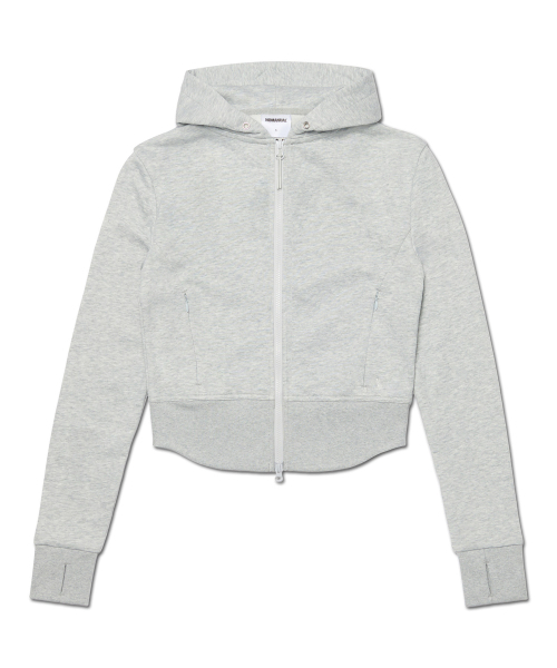 NOMANUAL(NOMANUAL)の「NM LIGHT HOODED ZIP-UP (WOMAN) - MELANGE(パーカー・レディース・その他・LARGE/SMALL/MEDIUM)」の8枚目の写真