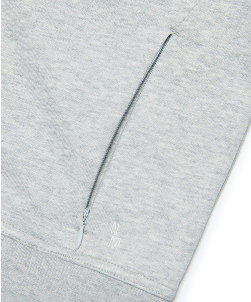 NOMANUAL(NOMANUAL)の「NM LIGHT HOODED ZIP-UP (WOMAN) - MELANGE(パーカー・レディース・その他・LARGE/SMALL/MEDIUM)」の4枚目の写真
