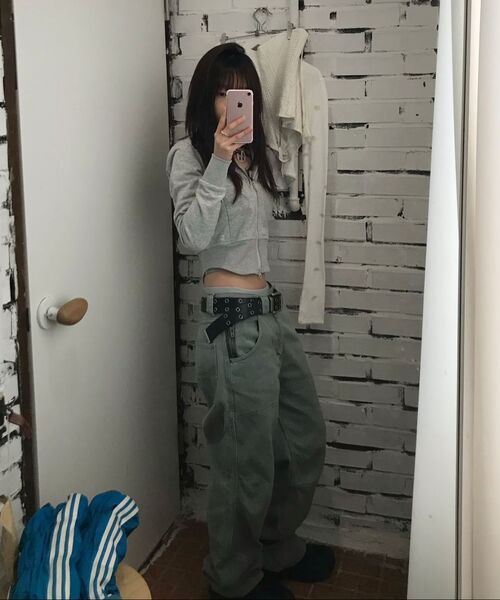 NOMANUAL(NOMANUAL)の「NM LIGHT HOODED ZIP-UP (WOMAN) - MELANGE(パーカー・レディース・その他・LARGE/SMALL/MEDIUM)」の6枚目の写真