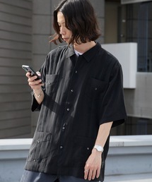 DAN RIVER（ダンリバー ）の「DAN RIVER/ダンリバー CUBA SHIRT キューバシャツ 半袖 ポケットデザイン ピンタック とろみシャツ メンズ 速乾 防シワ イージーケア 2026年 夏 夏服（シャツ/ブラウス）」