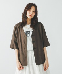ノーカラージャケット（ブラウン/茶色系）ファッション通販 - ZOZOTOWN