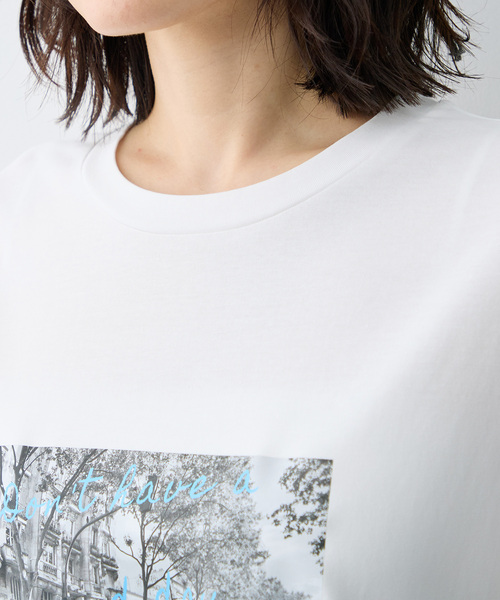 anyfee(エニフィー)の「【anyfee/大きいサイズ】選べる2柄・多機能プリント半袖Tシャツ《接触冷感・遮熱機能》(Tシャツ/カットソー・レディース・チャコール/オフホワイト/ホワイト/ダークグレー・LL/5L/3L/4L)」の17枚目の写真