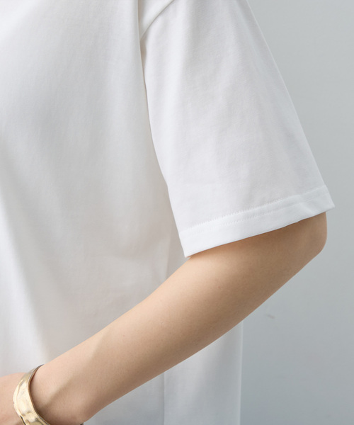 anyfee(エニフィー)の「【anyfee/大きいサイズ】選べる2柄・多機能プリント半袖Tシャツ《接触冷感・遮熱機能》(Tシャツ/カットソー・レディース・チャコール/オフホワイト/ホワイト/ダークグレー・LL/5L/3L/4L)」の18枚目の写真