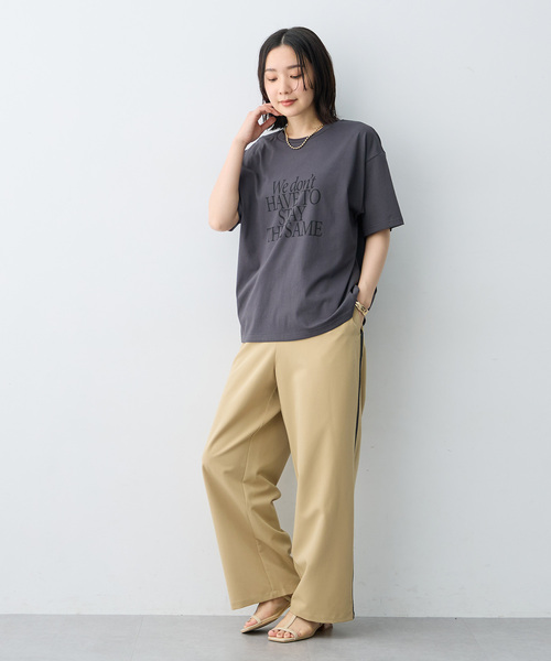 anyfee(エニフィー)の「【anyfee/大きいサイズ】選べる2柄・多機能プリント半袖Tシャツ《接触冷感・遮熱機能》(Tシャツ/カットソー・レディース・チャコール/オフホワイト/ホワイト/ダークグレー・LL/5L/3L/4L)」の22枚目の写真