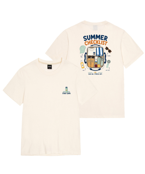 OKSTAR(オクスター)の「サマーキットバックプリンティンググラフィック半袖Tシャツ(Tシャツ/カットソー・レディース・クリーム/ホワイト/ライトベージュ/ブラック/ライトグレー・4XL/SMALL/MEDIUM/LARGE/X-LARGE/2XL/3XL)」の8枚目の写真