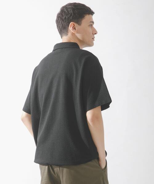 URBAN RESEARCH Sonny Label(アーバンリサーチサニーレーベル)の「カットシアサッカー襟付きプルオーバー(Tシャツ/カットソー・メンズ・ネイビー/ブラック・MEDIUM/LARGE)」の20枚目の写真