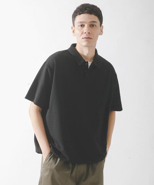 URBAN RESEARCH Sonny Label(アーバンリサーチサニーレーベル)の「カットシアサッカー襟付きプルオーバー(Tシャツ/カットソー・メンズ・ネイビー/ブラック・MEDIUM/LARGE)」の22枚目の写真