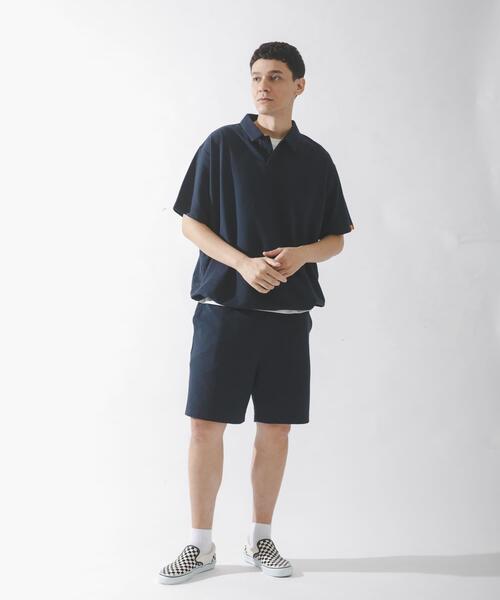 URBAN RESEARCH Sonny Label(アーバンリサーチサニーレーベル)の「カットシアサッカー襟付きプルオーバー(Tシャツ/カットソー・メンズ・ネイビー/ブラック・MEDIUM/LARGE)」の7枚目の写真