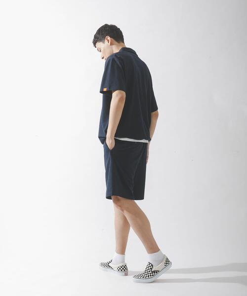 URBAN RESEARCH Sonny Label(アーバンリサーチサニーレーベル)の「カットシアサッカー襟付きプルオーバー(Tシャツ/カットソー・メンズ・ネイビー/ブラック・MEDIUM/LARGE)」の8枚目の写真