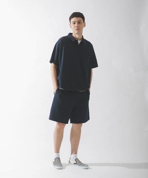 URBAN RESEARCH Sonny Label(アーバンリサーチサニーレーベル)の「カットシアサッカー襟付きプルオーバー(Tシャツ/カットソー・メンズ・ネイビー/ブラック・MEDIUM/LARGE)」の12枚目の写真