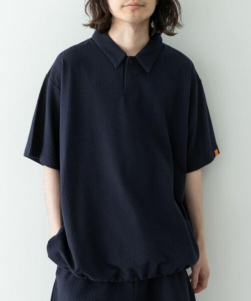URBAN RESEARCH Sonny Label(アーバンリサーチサニーレーベル)の「カットシアサッカー襟付きプルオーバー(Tシャツ/カットソー・メンズ・ネイビー/ブラック・MEDIUM/LARGE)」の13枚目の写真