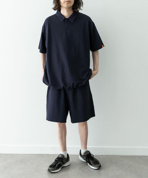 URBAN RESEARCH Sonny Label(アーバンリサーチサニーレーベル)の「カットシアサッカー襟付きプルオーバー(Tシャツ/カットソー・メンズ・ネイビー/ブラック・MEDIUM/LARGE)」の15枚目の写真