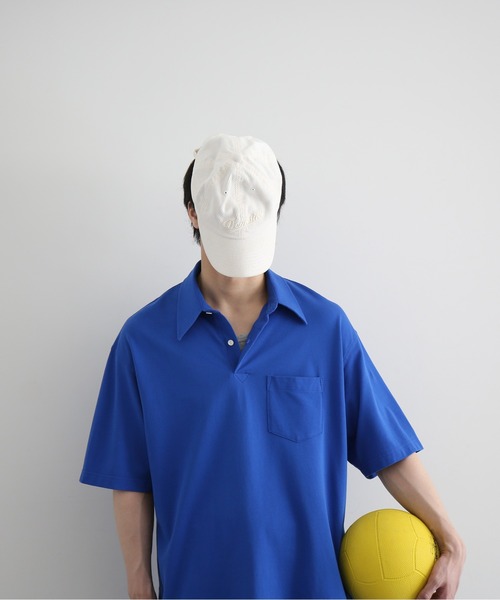 KAIKO(カイコー)の「KAIKO Tomorrow ss polo shirt(ポロシャツ・メンズ・レッド/ブルー・1/2)」の3枚目の写真