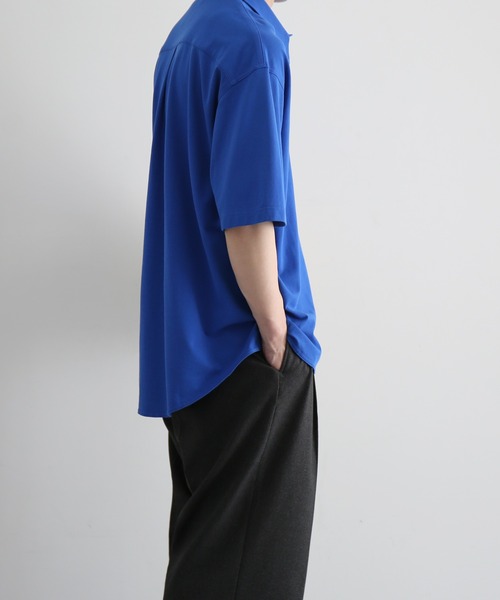 KAIKO(カイコー)の「KAIKO Tomorrow ss polo shirt(ポロシャツ・メンズ・レッド/ブルー・1/2)」の4枚目の写真