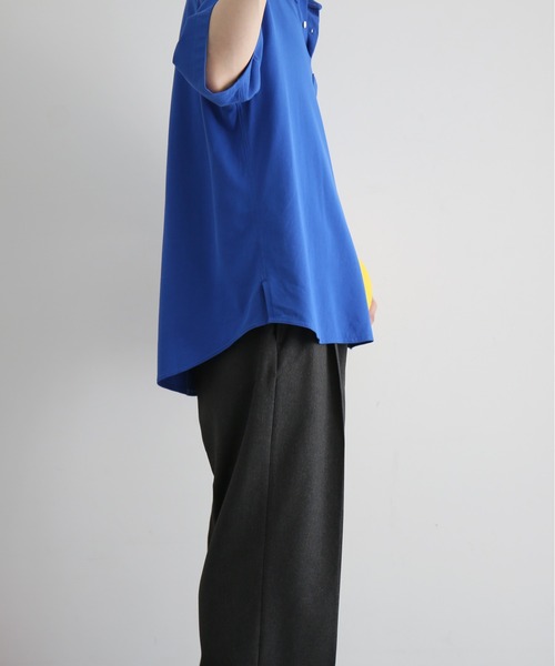 KAIKO(カイコー)の「KAIKO Tomorrow ss polo shirt(ポロシャツ・メンズ・レッド/ブルー・1/2)」の6枚目の写真