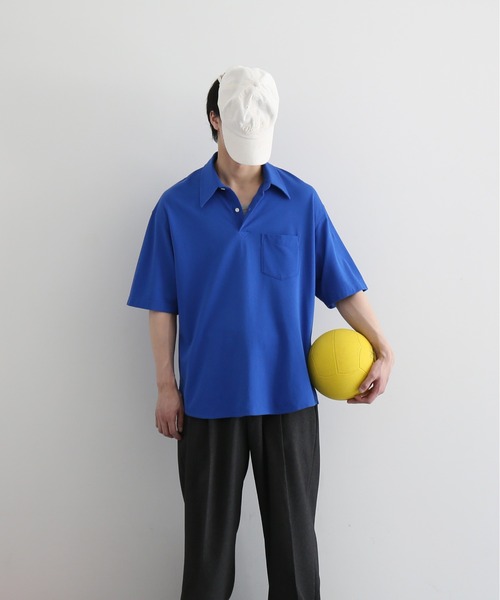 KAIKO(カイコー)の「KAIKO Tomorrow ss polo shirt(ポロシャツ・メンズ・レッド/ブルー・1/2)」の12枚目の写真