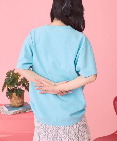 PENNEYS(ぺニーズ)の「【PENNEY'S】アソートロゴTシャツ(Tシャツ/カットソー・レディース・サックスブルー/アイボリー・FREE)」の15枚目の写真