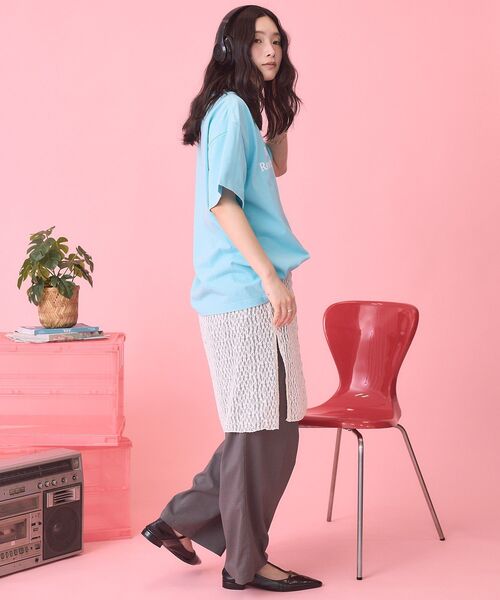 PENNEYS(ぺニーズ)の「【PENNEY'S】アソートロゴTシャツ(Tシャツ/カットソー・レディース・サックスブルー/アイボリー・FREE)」の19枚目の写真