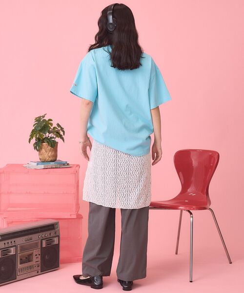 PENNEYS(ぺニーズ)の「【PENNEY'S】アソートロゴTシャツ(Tシャツ/カットソー・レディース・サックスブルー/アイボリー・FREE)」の20枚目の写真