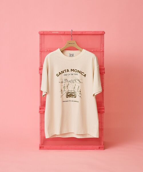 PENNEYS(ぺニーズ)の「【PENNEY'S】アソートロゴTシャツ(Tシャツ/カットソー・レディース・サックスブルー/アイボリー・FREE)」の22枚目の写真