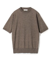 ラミームリネ クルーネックプルオーバーニット