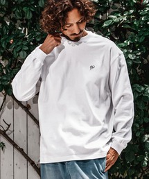 1minute 1second（ワンミニットワンセカンド）の「mlt5753-10oz heart patch  long sleeve cut sew ロングスリーブカットソー(1M26A280)（Tシャツ/カットソー）」