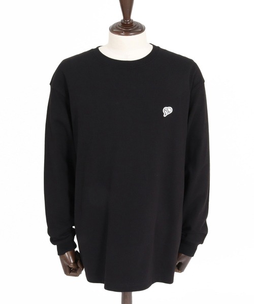 1minute 1second(ワンミニットワンセカンド)の「mlt5753-10oz heart patch long sleeve cut sew ロングスリーブカットソー(1M26A280)(Tシャツ/カットソー・メンズ・ネイビー/ブラック/ホワイト・M/L/XL)」の18枚目の写真