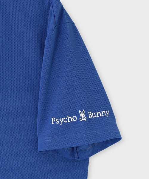 Psycho Bunny（サイコバニー）の「[GOLF]吸水速乾 フロッキープリント モックネックTシャツ（Tシャツ/カットソー・メンズ・ライトグレー/ブルー/ブラック・LARGE/MEDIUM/X-LARGE）」の20枚目の写真