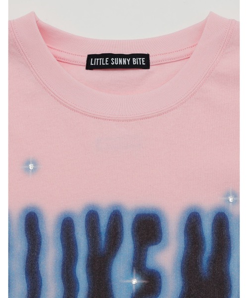 Little sunny bite(リトルサニーバイト)の「【8】【it】【Little Sunny Bite】big tee(Tシャツ/カットソー・レディース・ブラック/ホワイト/ピンク・SMALL/MEDIUM)」の16枚目の写真