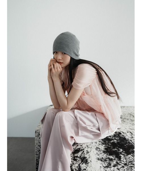 Katrin TOKYO（カトリーントーキョー）の「triple shirring sleeveless blouse（シャツ/ブラウス・レディース・ピンク/チャコールグレー/レッド/ホワイト・XS/FREE）」の13枚目の写真