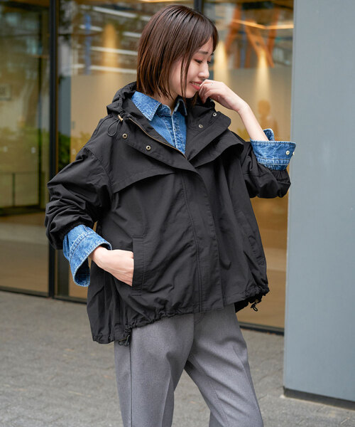 KELTY(ケルティ)の「《追加4》KELTY/ケルティ SLOBE別注 ザパタジャケット(マウンテンパーカー・レディース・ブラック/ベージュ系その他/ボルドー・FREE)」の8枚目の写真