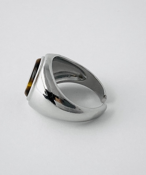 NOEL（ノエル）の「Tiger Eye Ring #290　フリーサイズリング（リング・メンズ・シルバー・FREE）」の3枚目の写真