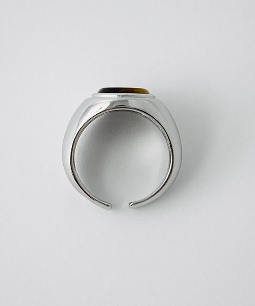 NOEL（ノエル）の「Tiger Eye Ring #290　フリーサイズリング（リング・メンズ・シルバー・FREE）」の6枚目の写真