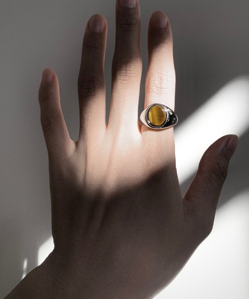 NOEL（ノエル）の「Tiger Eye Ring #290　フリーサイズリング（リング・メンズ・シルバー・FREE）」の7枚目の写真