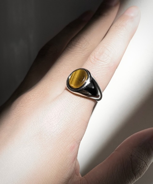 NOEL（ノエル）の「Tiger Eye Ring #290　フリーサイズリング（リング・メンズ・シルバー・FREE）」の8枚目の写真