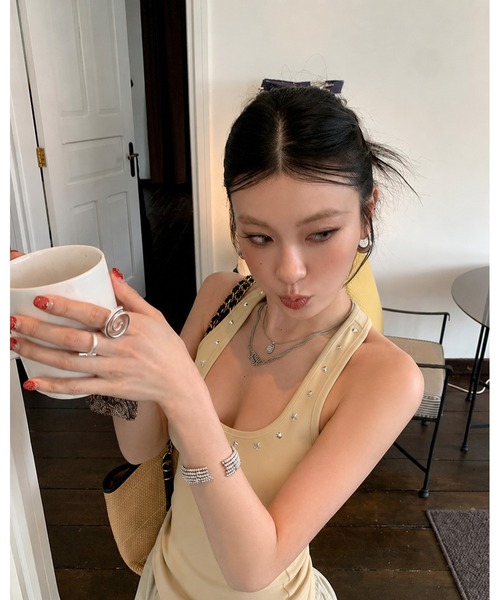 inst.ALL(インストール)の「スタッズベア+タンク配色セット(タンクトップ・レディース・オレンジ/パープル・M)」の17枚目の写真