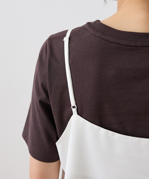 Honeys（ハニーズ）の「裾レースキャミソール（シャツ/ブラウス・レディース・アイボリー/ブラック・S/L/LL/M）」の20枚目の写真