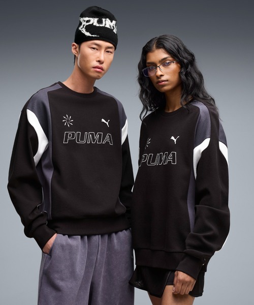 PUMA(プーマ)の「PUMA プーマ ユニセックス フューチャー プーマ アーカイブ リラックスド(スウェット・メンズ・アイボリー/ブラック・LARGE/SMALL/X-LARGE/MEDIUM)」の1枚目の写真