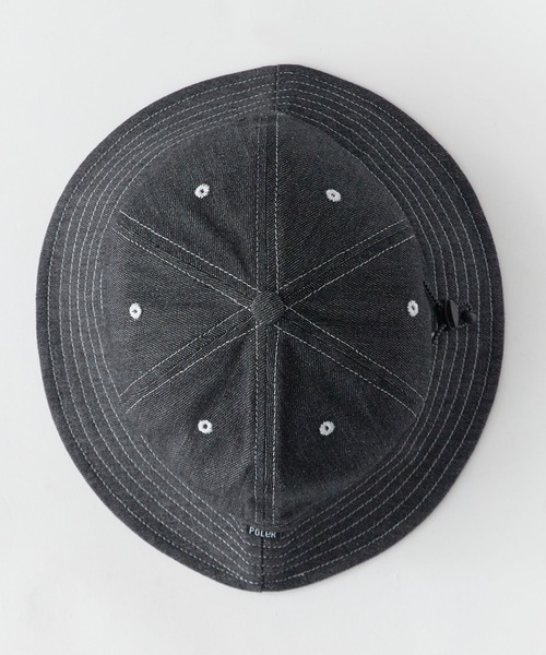 POLeR(ポーラー)の「POLeR/ポーラー DENIM BELL HAT デニム ベル型ハット ピスネーム コットン デイリー メンズ 2026年夏 夏服(ハット・メンズ・ブラック/ブルー・FREE)」の11枚目の写真