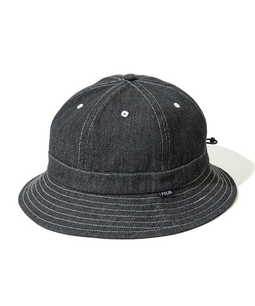 POLeR(ポーラー)の「POLeR/ポーラー DENIM BELL HAT デニム ベル型ハット ピスネーム コットン デイリー メンズ 2026年夏 夏服(ハット・メンズ・ブラック/ブルー・FREE)」の13枚目の写真