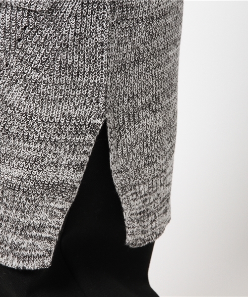 VENCEEXCHANGE（ヴァンスエクスチェンジ）の「畦ニットガウン           （カーディガン/ボレロ・レディース・ベージュ/その他35/オフホワイト/オリーブ/グレー/ネイビー・MEDIUM）」の8枚目の写真