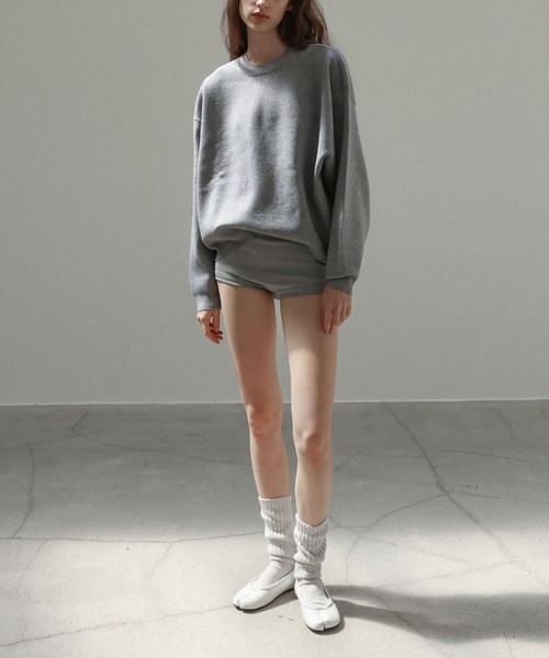 PAES（ペイズ）の「【WEB先行予約】[PAES/ペイズ] ヴィンテージ加工 LEATHER STRING フラットシューズ（バレエシューズ・レディース・ホワイト/ブラック・23.5/23/24.5/24）」の10枚目の写真