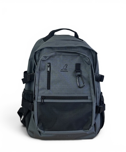 CHELSEA New York(チェルシーニューヨーク)の「KANGOL BOX MESHPOCKET BP 25L(バックパック/リュック・レディース・ブラック/ベージュ/オフホワイト/チャコールグレー・FREE)」の1枚目の写真