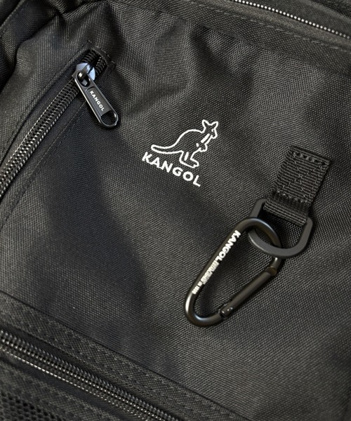 CHELSEA New York(チェルシーニューヨーク)の「KANGOL BOX MESHPOCKET BP 25L(バックパック/リュック・レディース・ブラック/ベージュ/オフホワイト/チャコールグレー・FREE)」の9枚目の写真