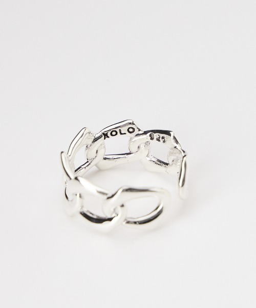 XOLO（ショロ）の「[XOLO JEWELRY/ショロジュエリー] EDGE CHAIN シルバーリング（リング・メンズ・シルバー・L）」の11枚目の写真