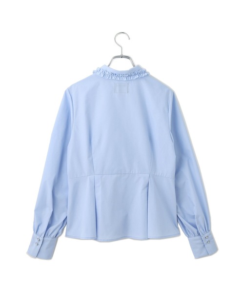 MARY QUANT(マリークワント)の「【MARY QUANT×VIS】フリルカラーペプラムシャツブラウス(シャツ/ブラウス・レディース・ピンク/サックスブルー/ホワイト・FREE)」の15枚目の写真