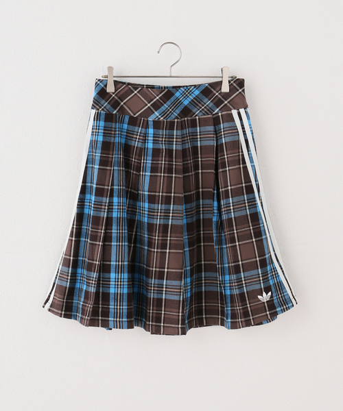 adidas Originals(アディダスオリジナルス)の「adidas originals / アディダス オリジナルス ORI GFX CHECK SKIRT(スカート・レディース・ブラウン・MEDIUM)」の3枚目の写真