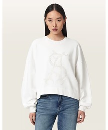 REFLEX LILA OVERSIZED EMBELLISHED SWEATSHIRT | REFLEX LILA オーバーサイズ 刺繍 スウェットシャツ
