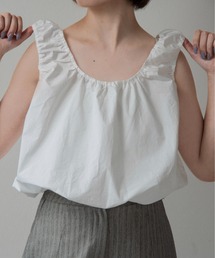 lawgy | balloon gather sleeveless tops / バルーンギャザースリーブレストップス(シャツ/ブラウス)